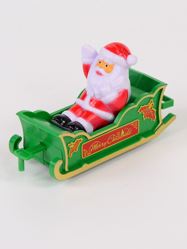 Santa Christmas Train In Your Tree | 12 Piece Set With Headlight & Tree Clamp — image 9