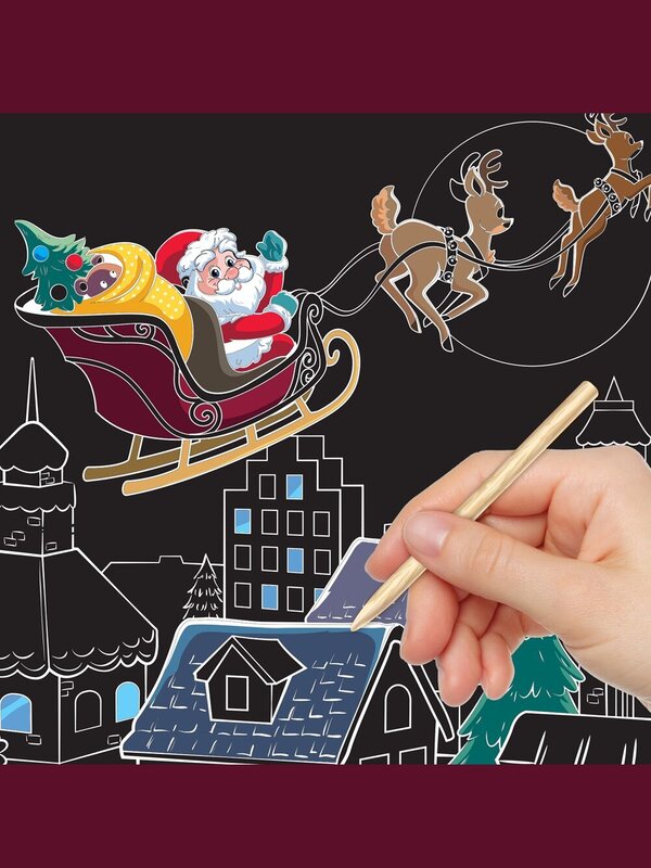 Scratch Surprise Happy Christmas Super-Fun Activity Book — image 2