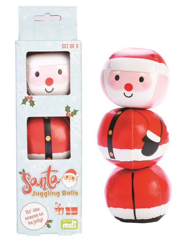 Set Of 3 Traditional Santa Juggling Balls | Suitable For Beginners — image 2