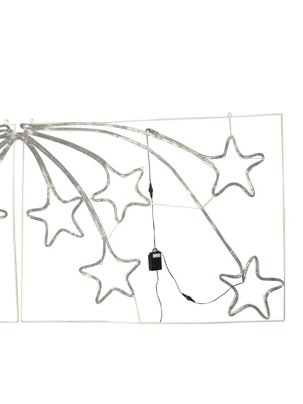 Shooting Stars On Wire Frame LED Rope Light Silhouette - 2.2m — image 6