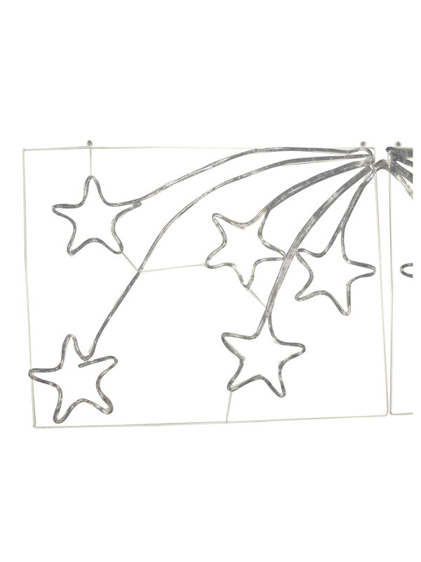 Shooting Stars On Wire Frame LED Rope Light Silhouette - 2.2m — image 4