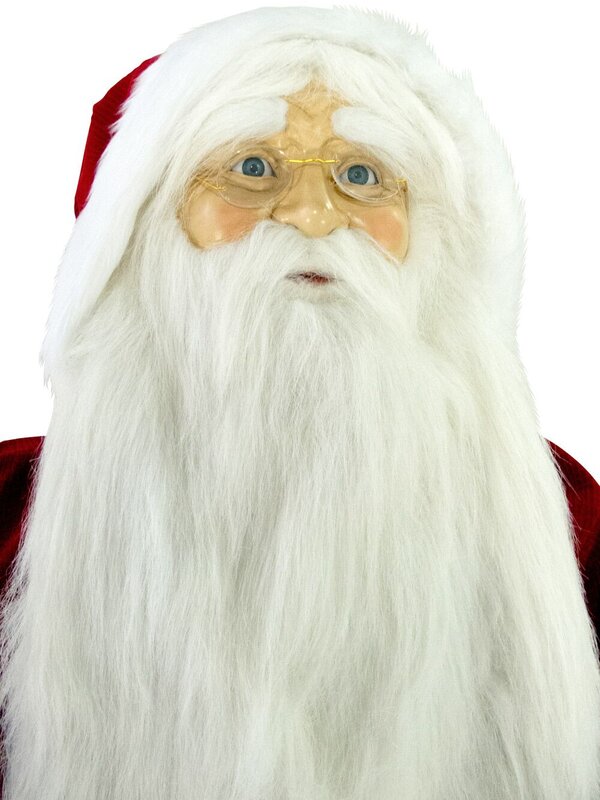 Singing & Dancing Santa Holding Decorated Swag - 1.5m — image 2