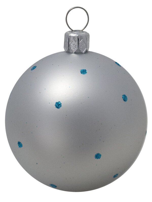 Turquoise, Lime & Silver Baubles With Assorted Patterns - 9 x 60mm  — image 3