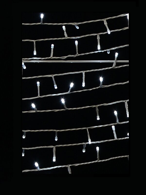 White Dual-Sided Christmas Tree Rope Light Silhouette With String Lights - 2m  — image 5
