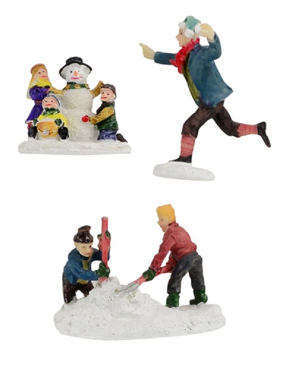 Winter Christmas Fun on Ice & Snow Christmas Village Figurines - 8 Piece Set — image 3