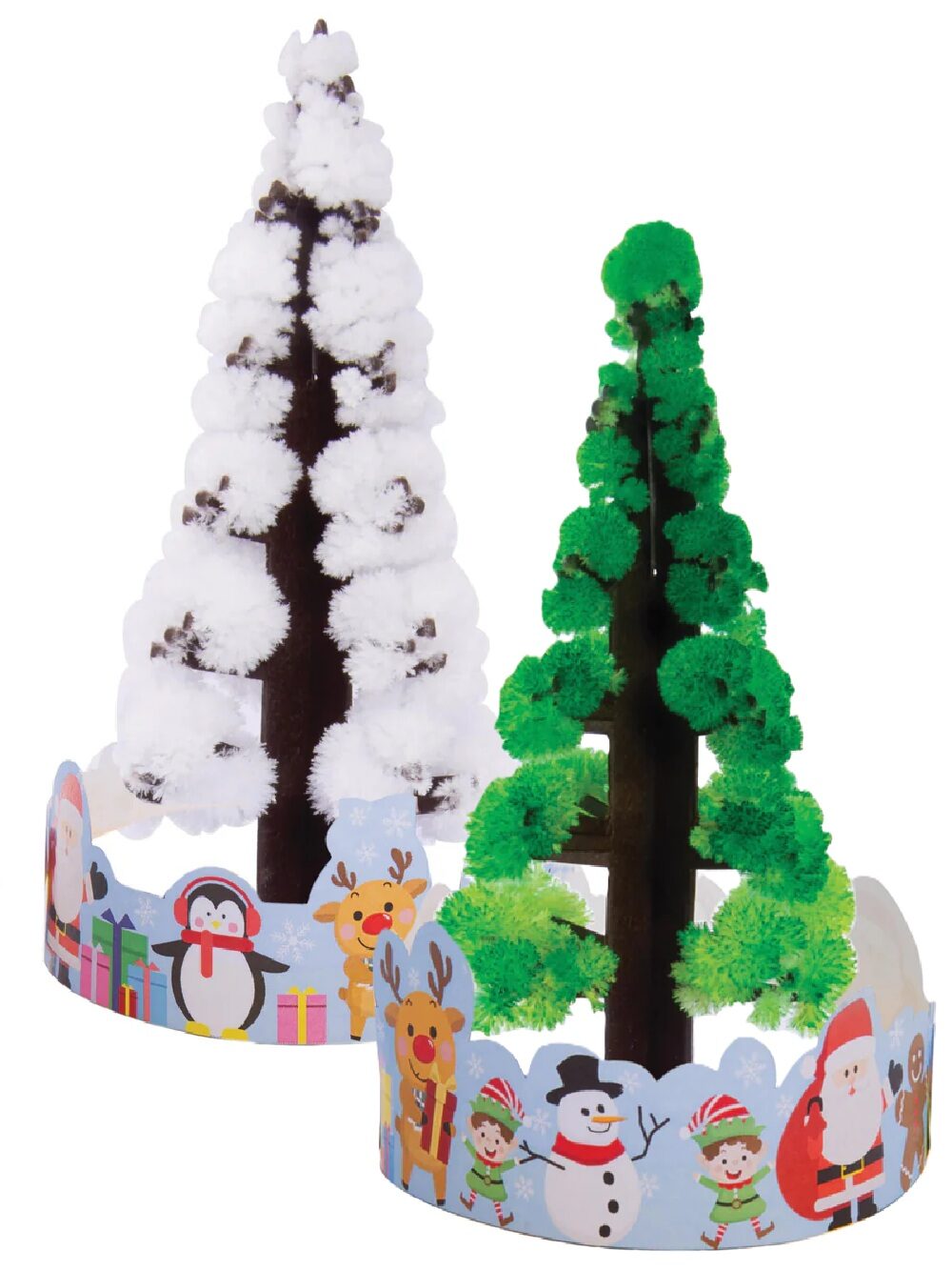 Assorted Magic Crystal Christmas Tree Growing Kit | Green Or White Science Fun — image 3
