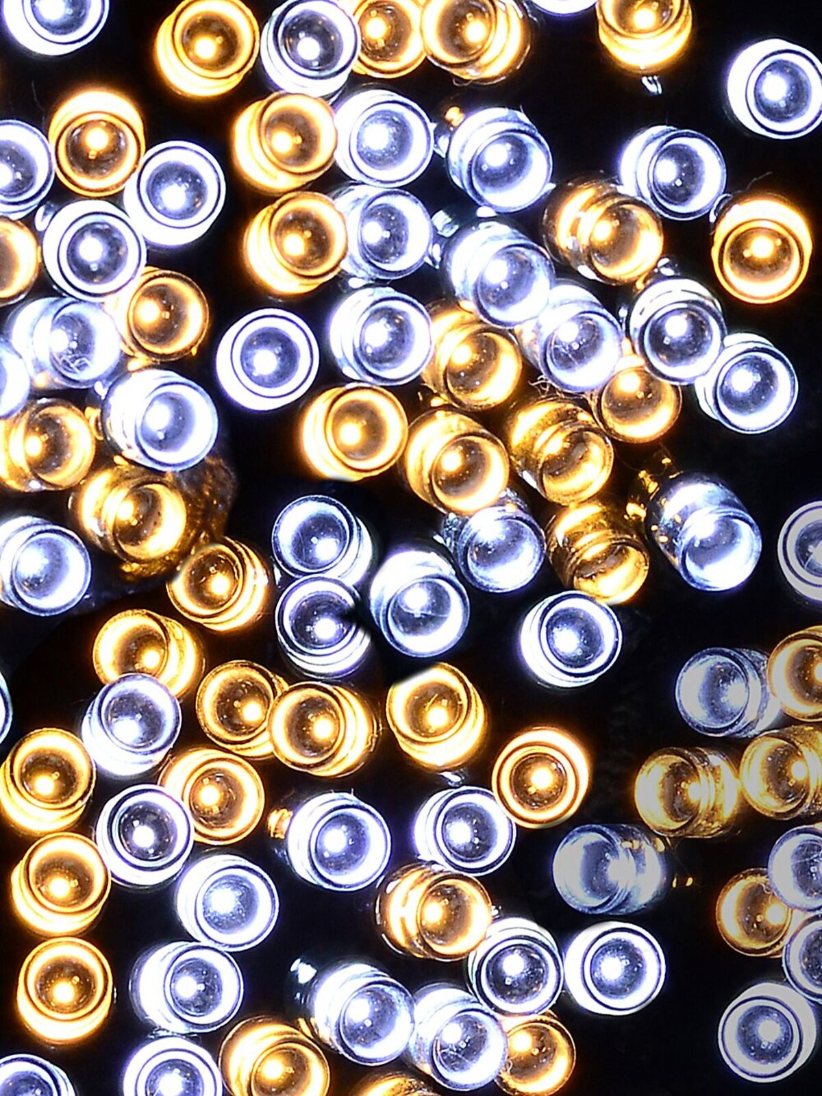 1000 Warm & Cool White LED String Fairy Lights 8 Function With Timer | 50m