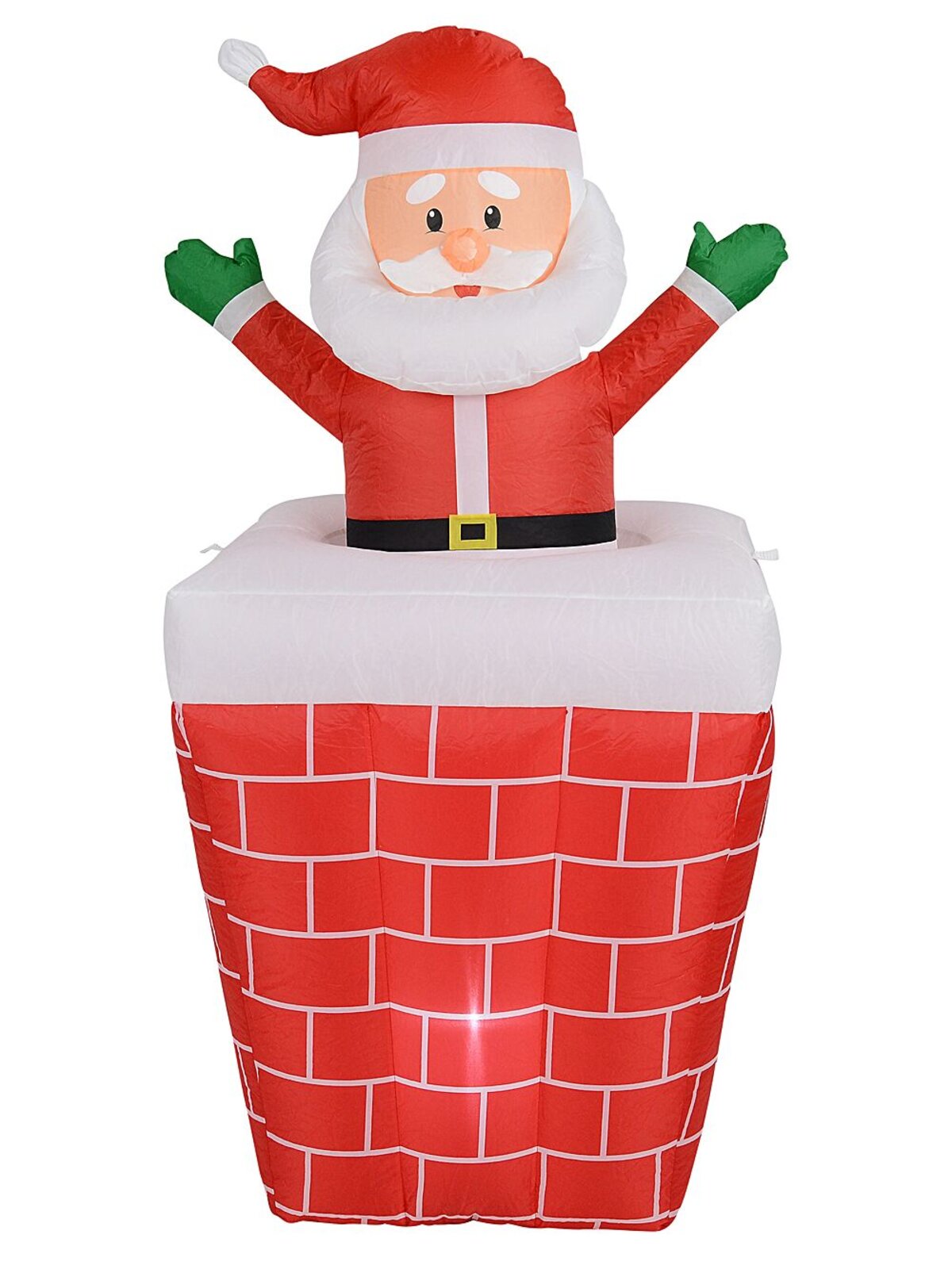 1.5m Santa Pop-Up Chimney | Animated LED Outdoor Inflatable