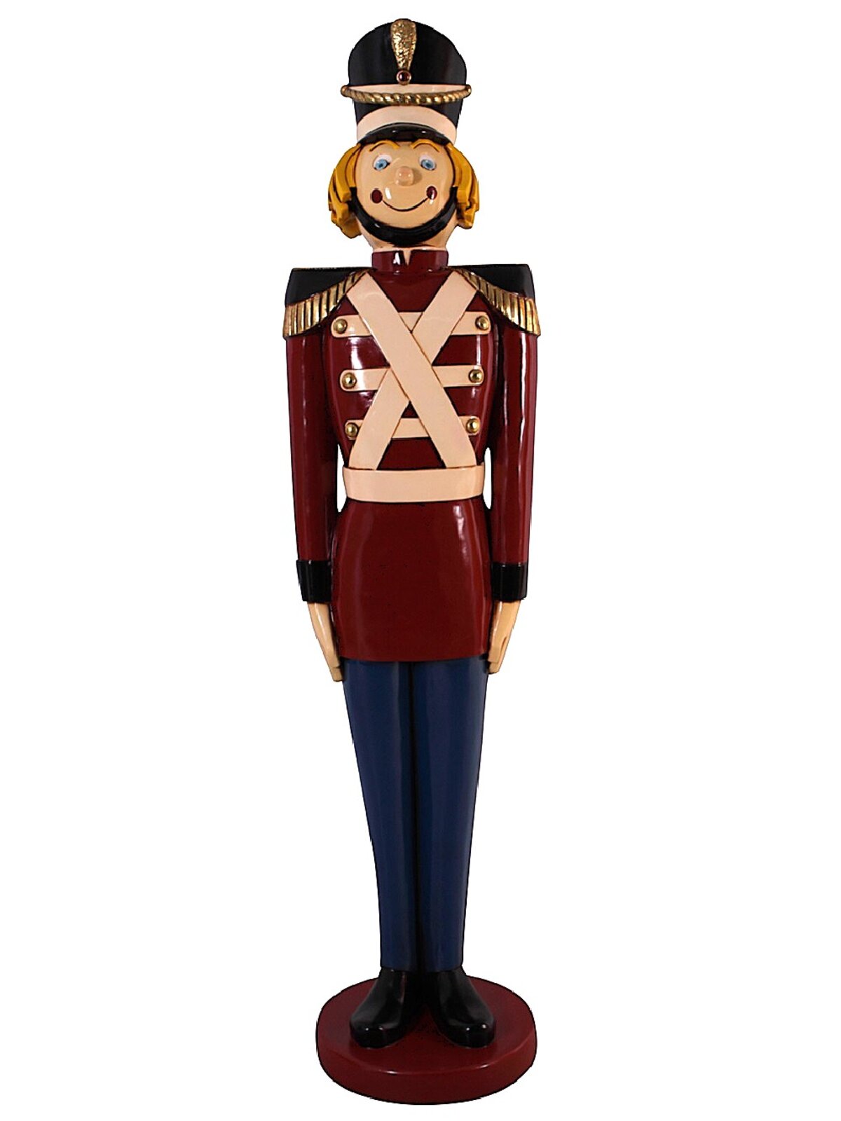 1.7m Nutcracker Tin Soldier Life Size Resin Christmas Ornament
