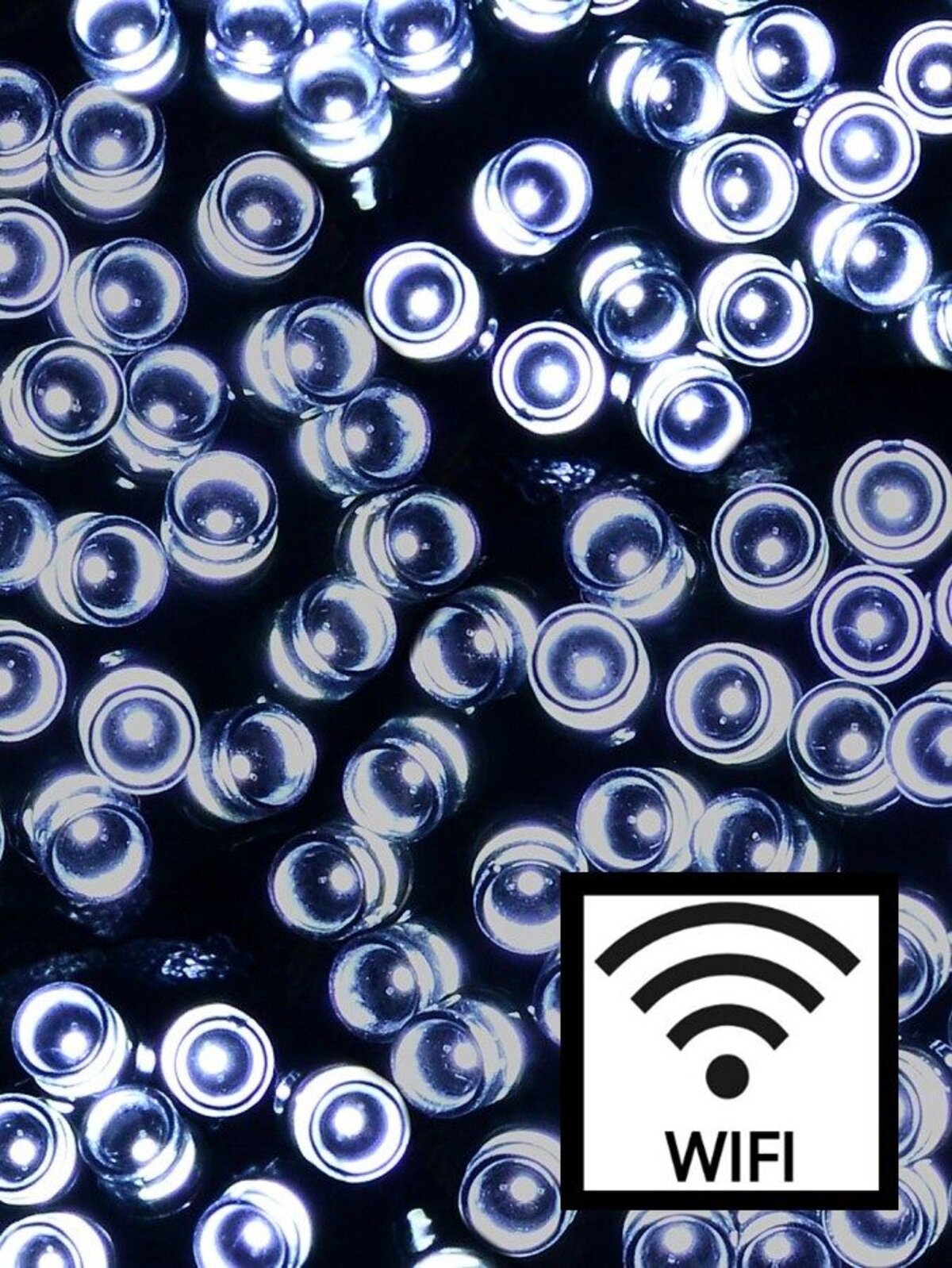 1000 Cool White LED WiFi Smart App String Fairy Lights 8 Function | 50m
