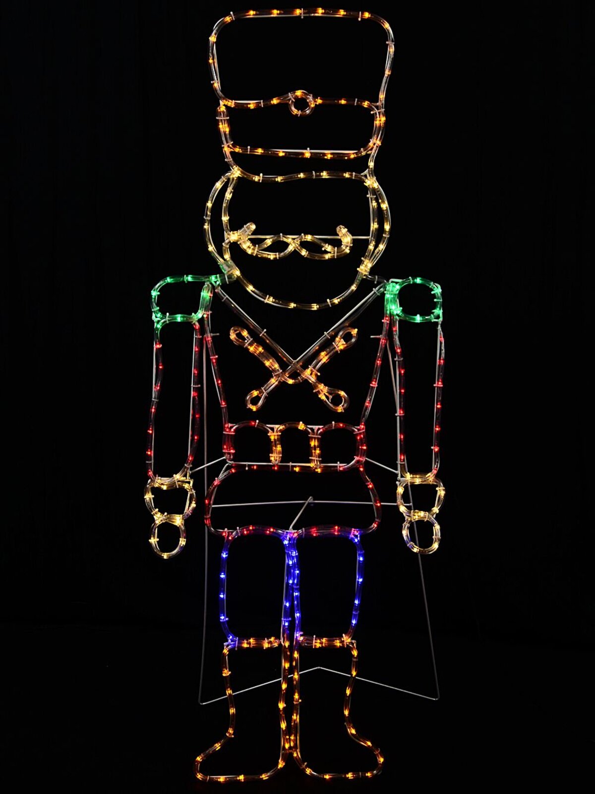 1.5m Tin Soldier Drummer Boy Outdoor Multi Colour LED Light Display