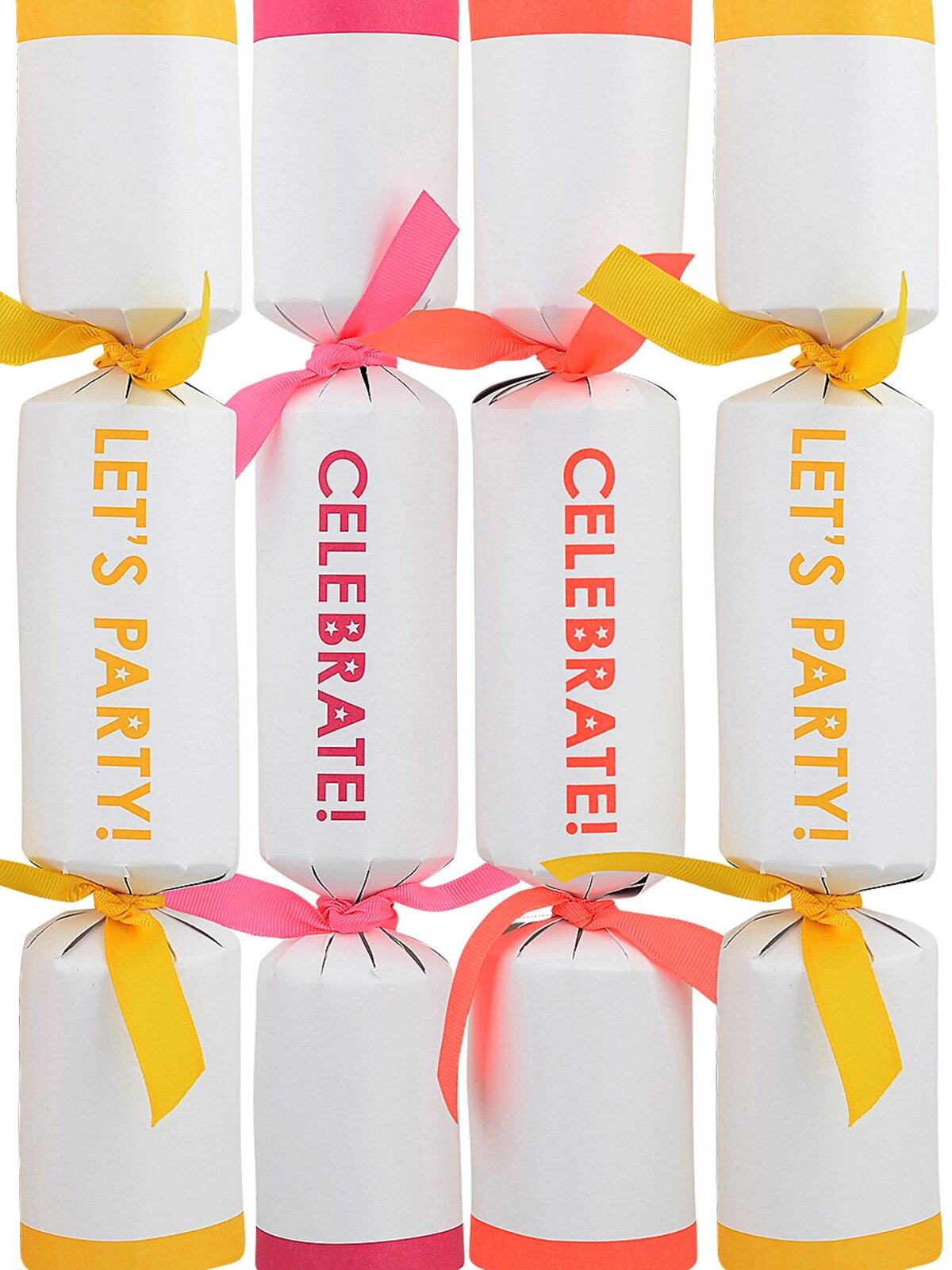 50x Celebrate & Let's Party Christmas Bon Bons (Crackers) | Multi Size Pack