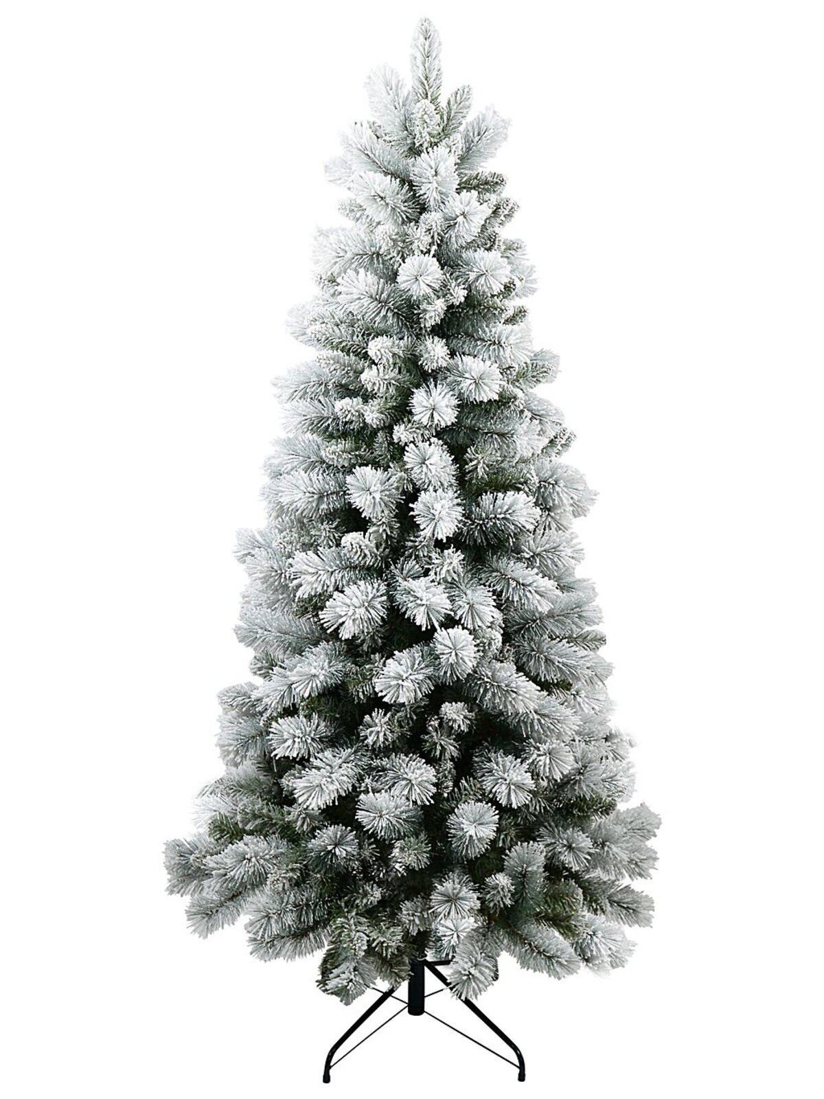 2.3m Bavarian Heavily Flocked Dual Tip Christmas Tree | 979 Spruce & Fir Tips