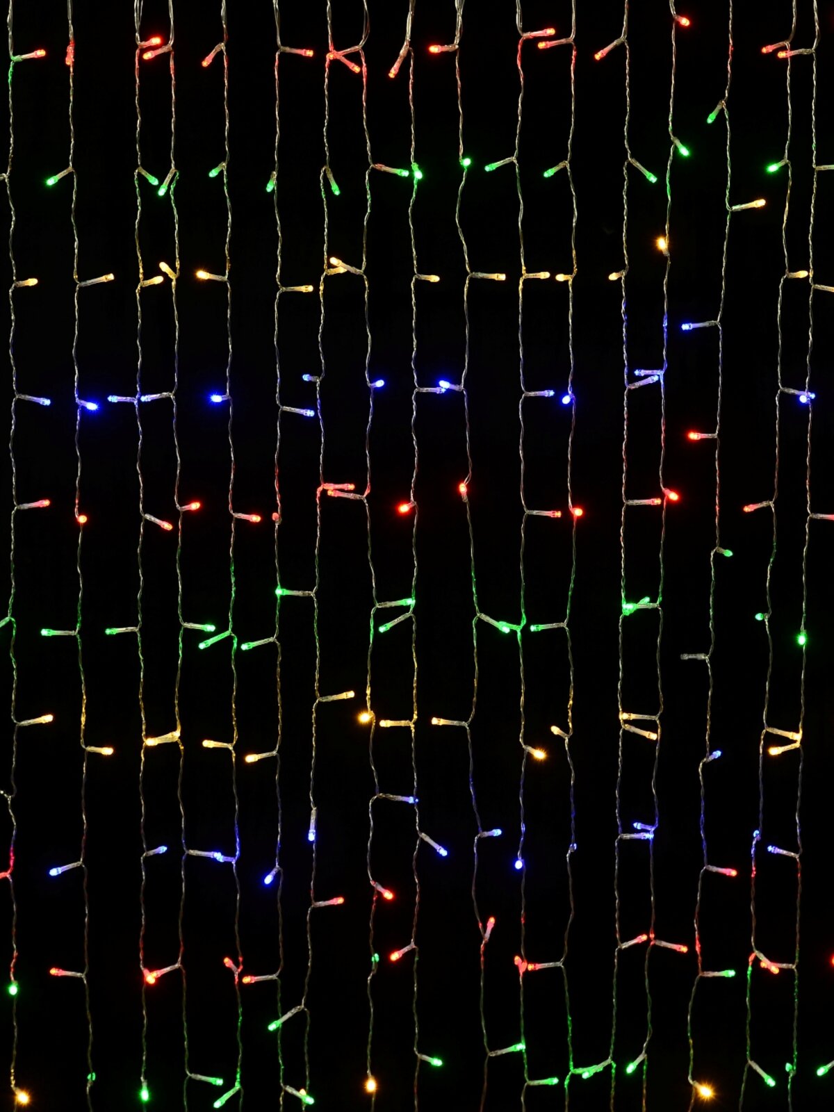 1200 Multi Colour LED Curtain Light 8 Function With Timer | 6m x 3m