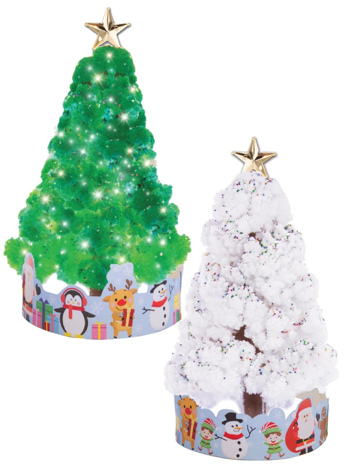 Assorted Magic Crystal Christmas Tree Growing Kit | Green Or White Science Fun