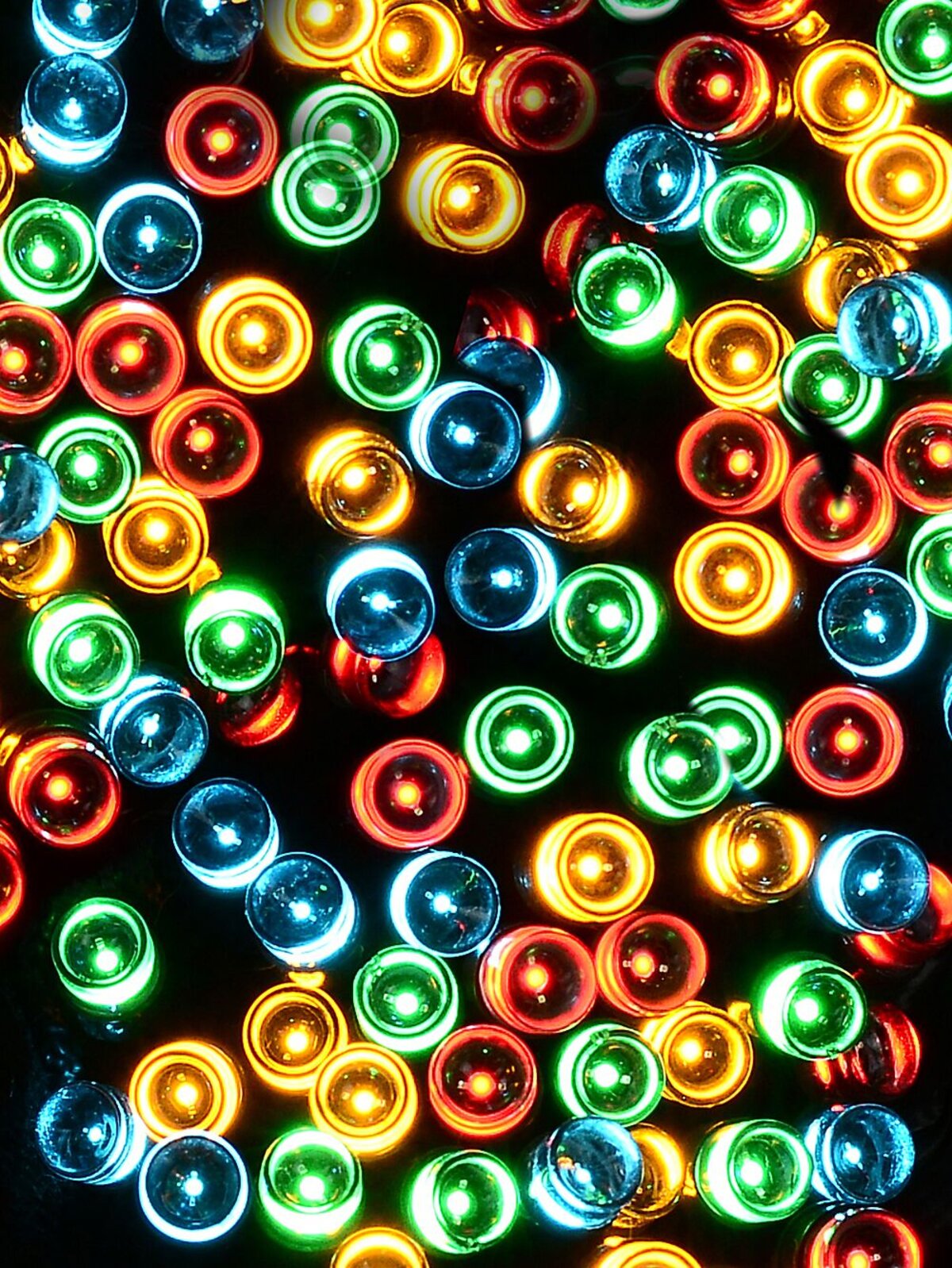 500 Multi Serene Colour LED String Fairy Lights 8 Function With Timer | 25m