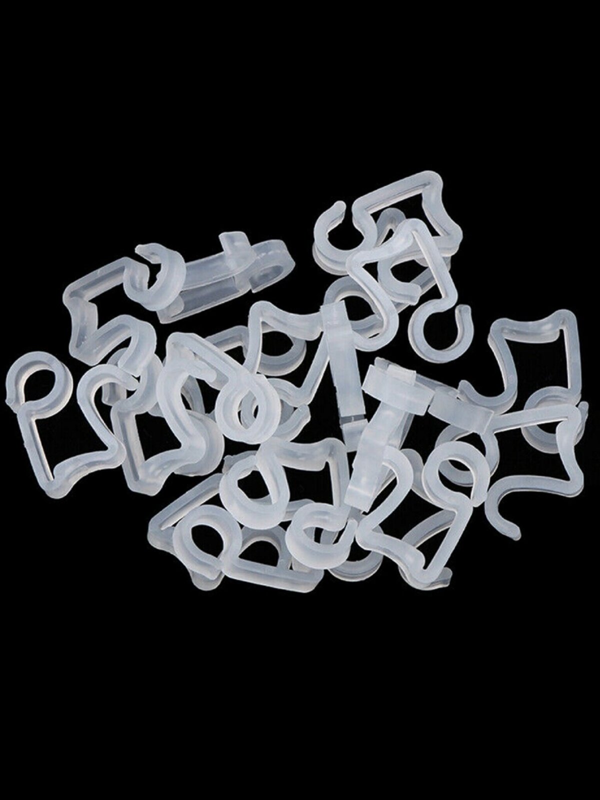 50x UV Stabilised Outdoor Gutter Hooks | Multi-Fit Icicle & Fairy Light Clips
