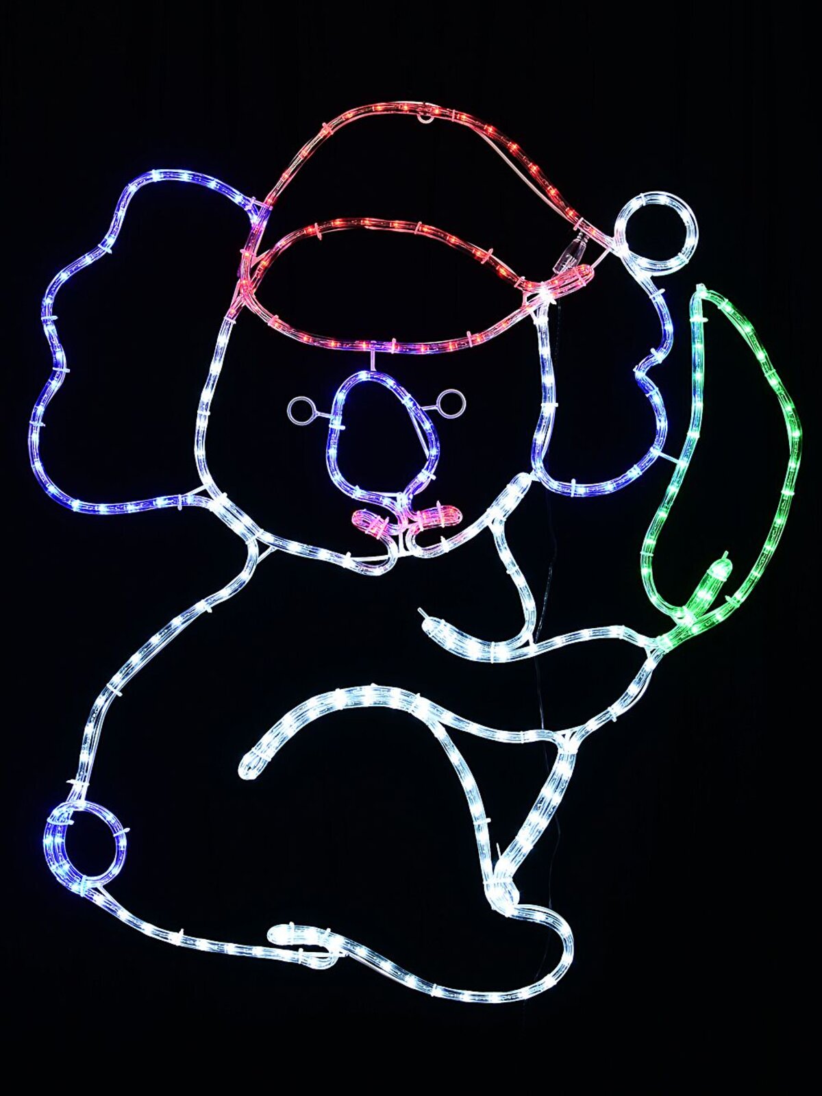 85cm Koala Holding Gum Leaf Outdoor Christmas LED Rope Light Display