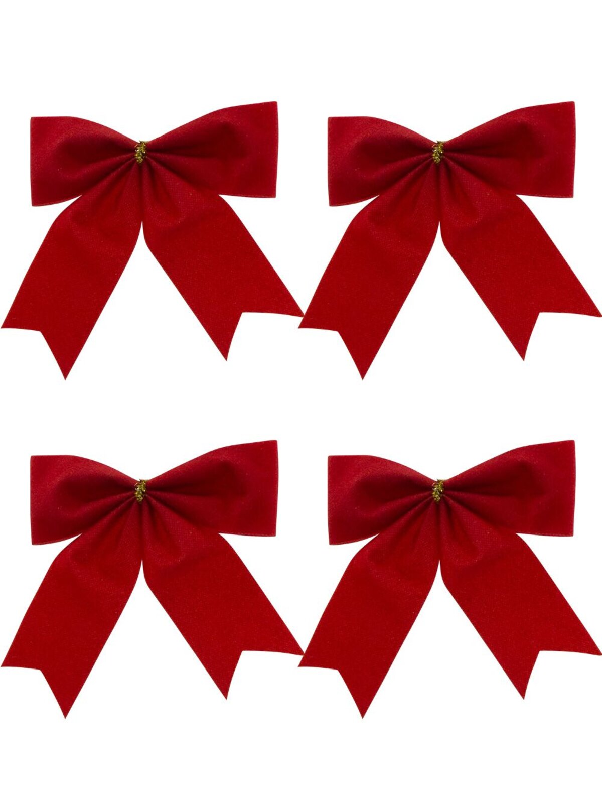 8x Red Velvet Timeless Essential Bows | 80mm