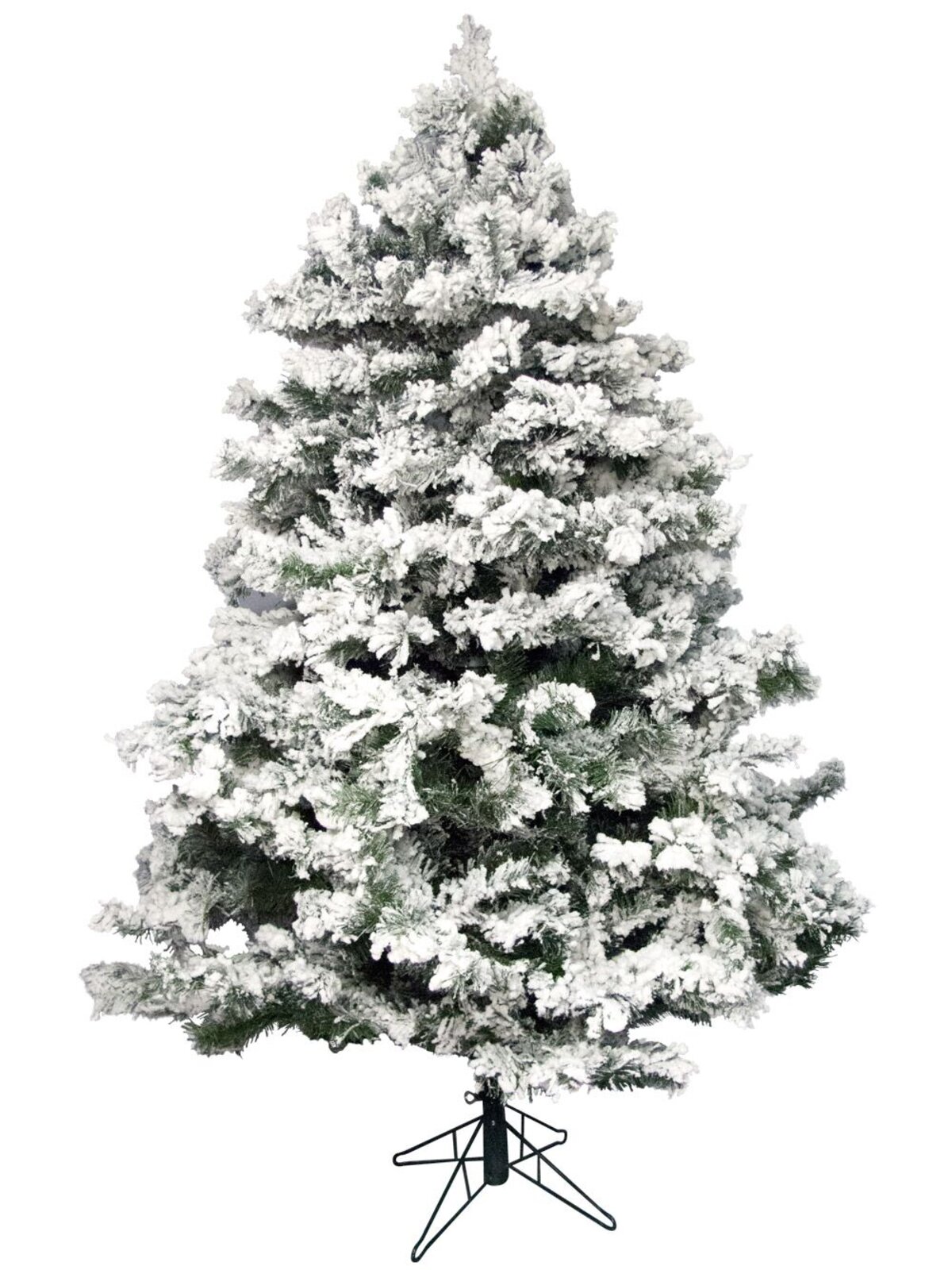 Antarctic Pine Heavily Flocked White Snow Christmas Tree 1495 Tips - 2.3m