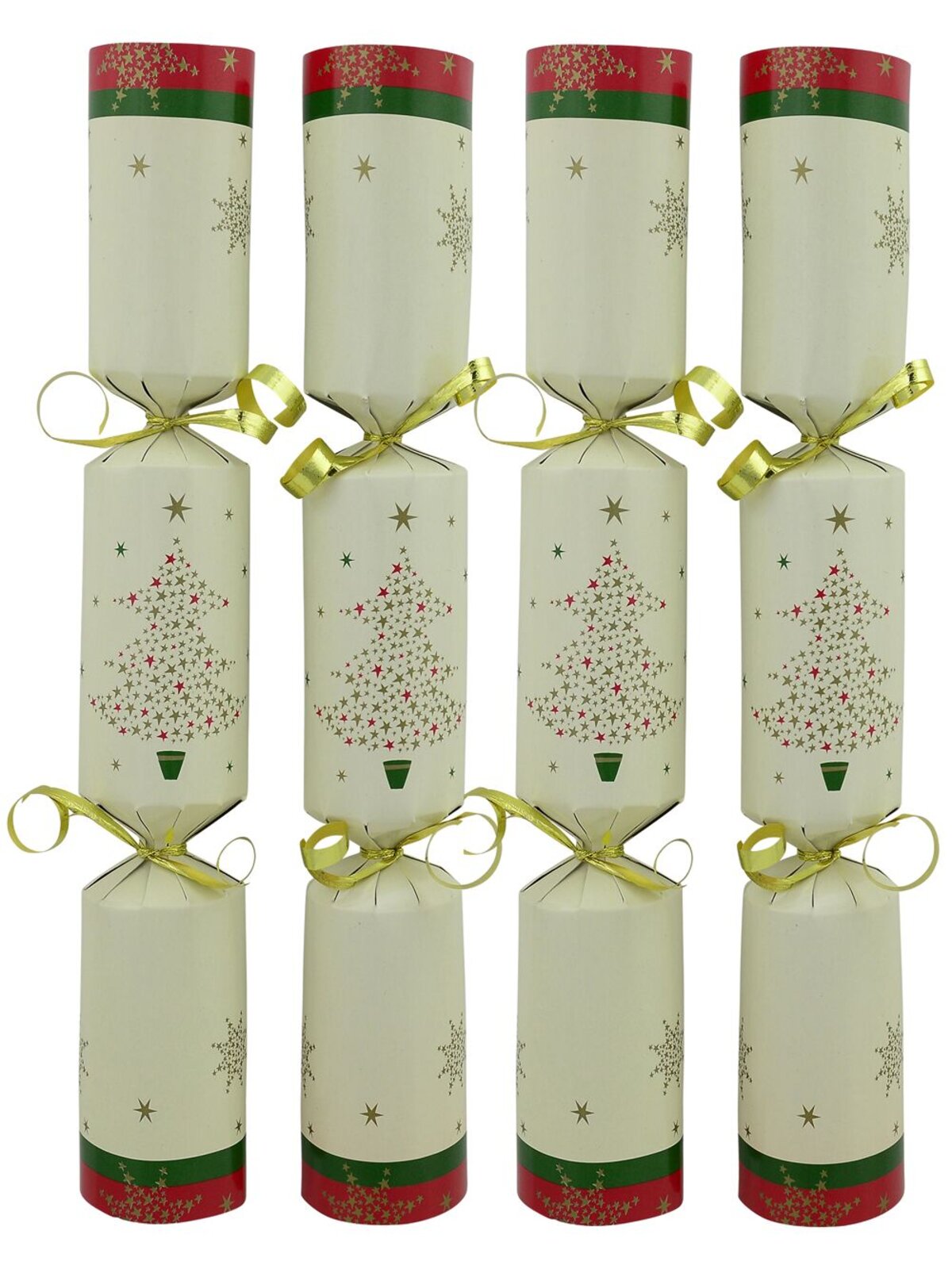 Cream With Star Tree & Stars Bon Bons - 50 x 27cm
