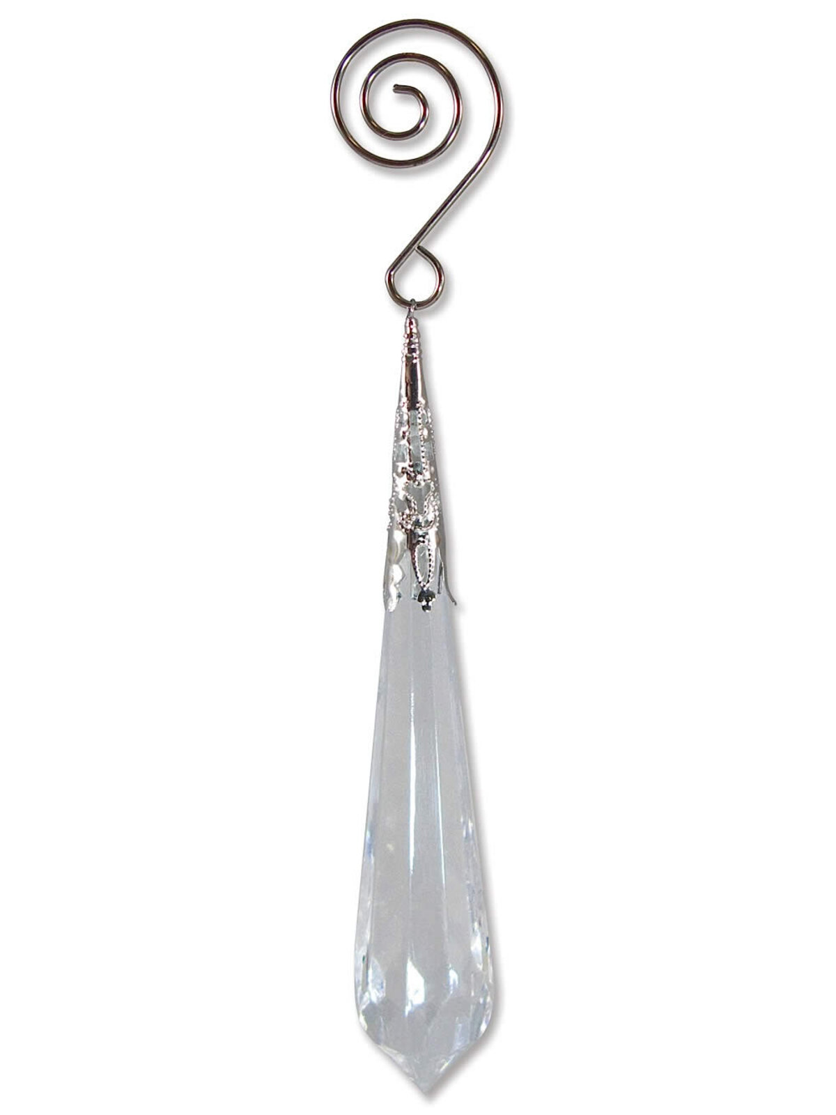 Crystal Look Icicle Drop - 4 x 18cm