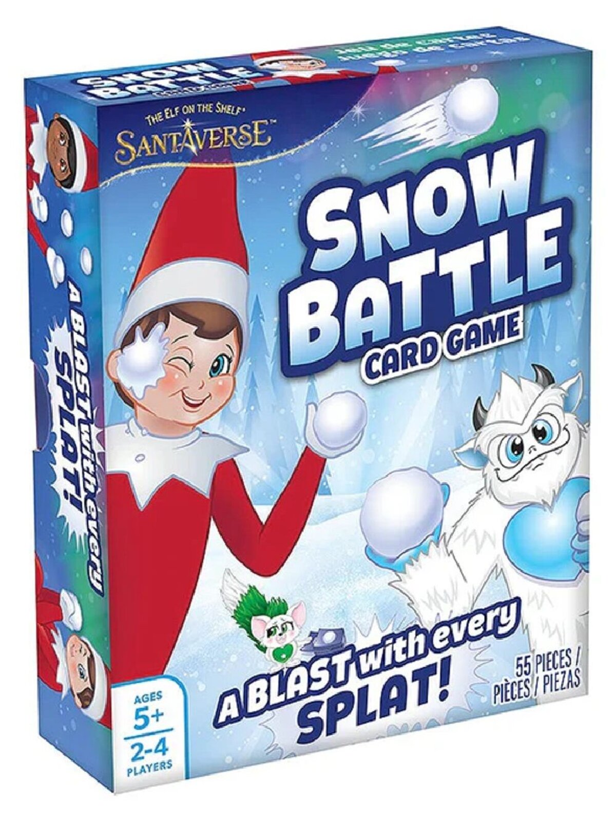 Elf On The Shelf Santaverse Snow Battle Card Game | Official 54 Card Set