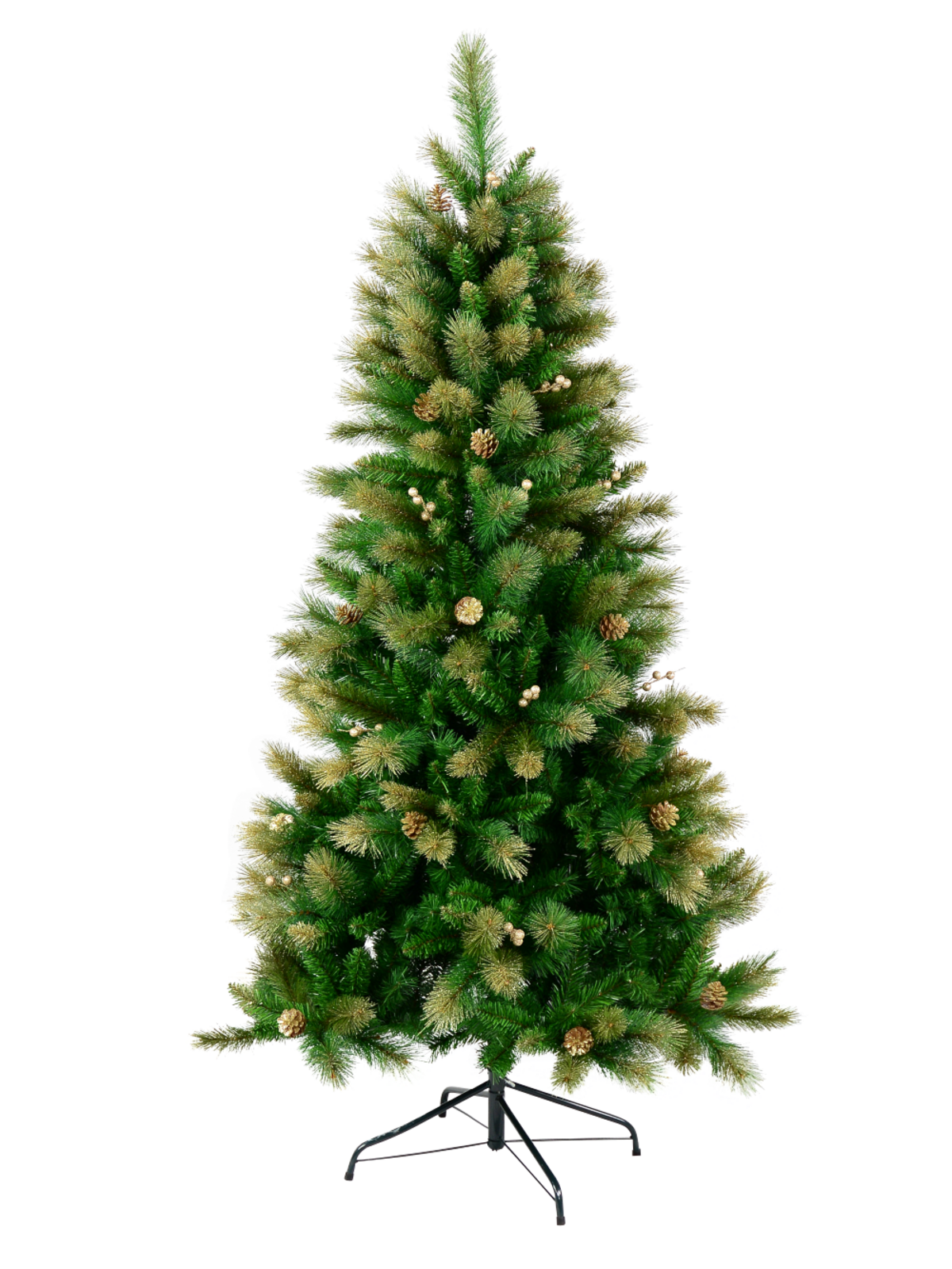 Golden Dawn Christmas Tree With 595 Tips - 1.8m