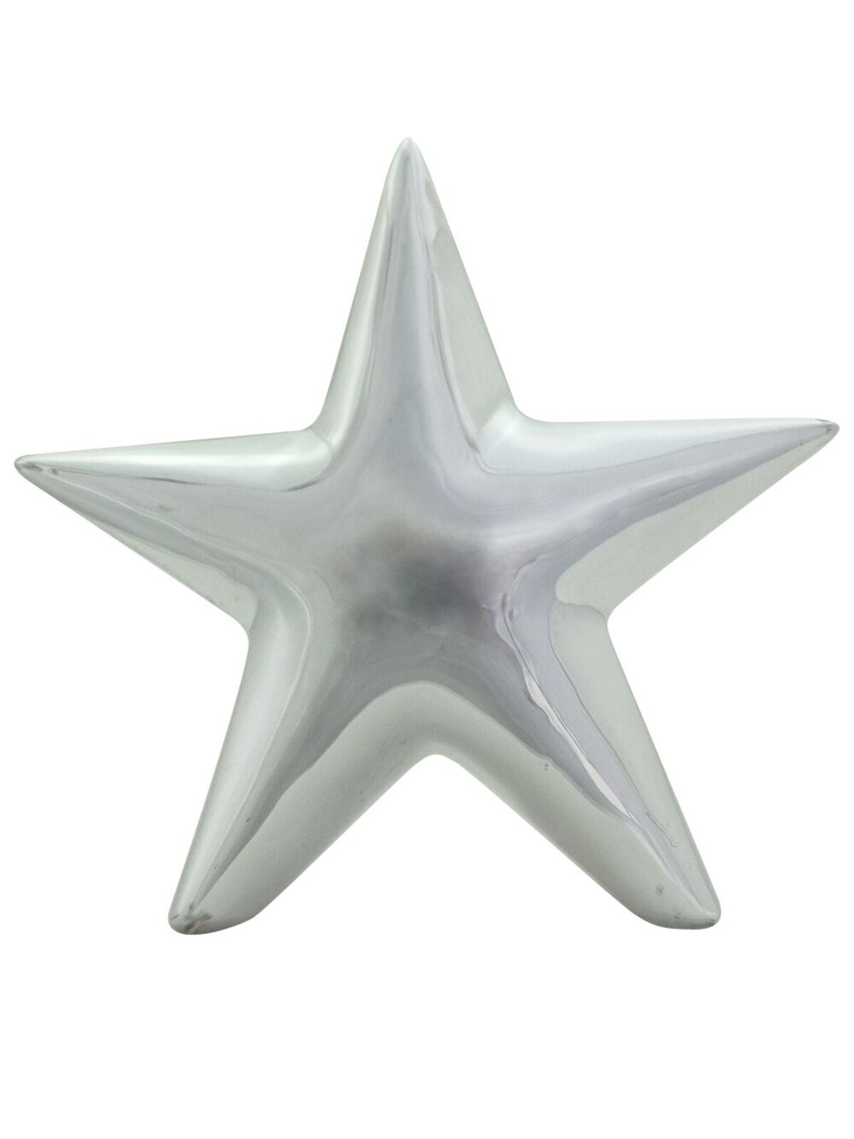 Shiny Winter Ceramic Star - 14cm