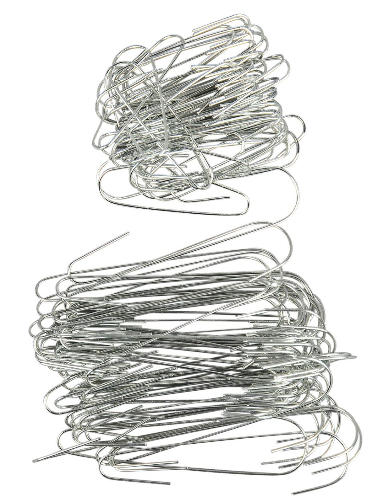 Silver Wire Ornament & Decoration Hanger - 100 Pack