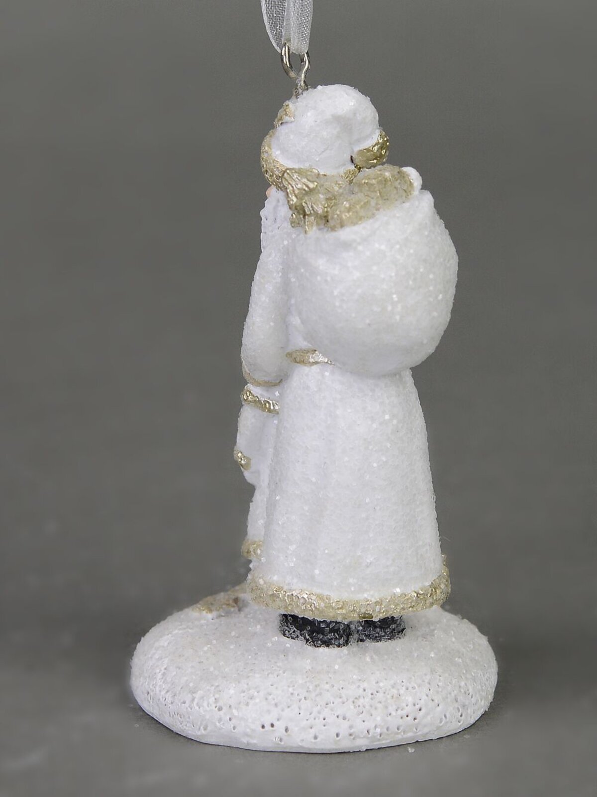Traditional Father Christmas with Sack of Gifts, Hanging Ornament - 70mm