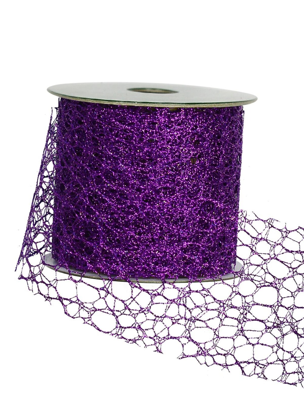 Webbed Pattern Purple Ribbon - 3m