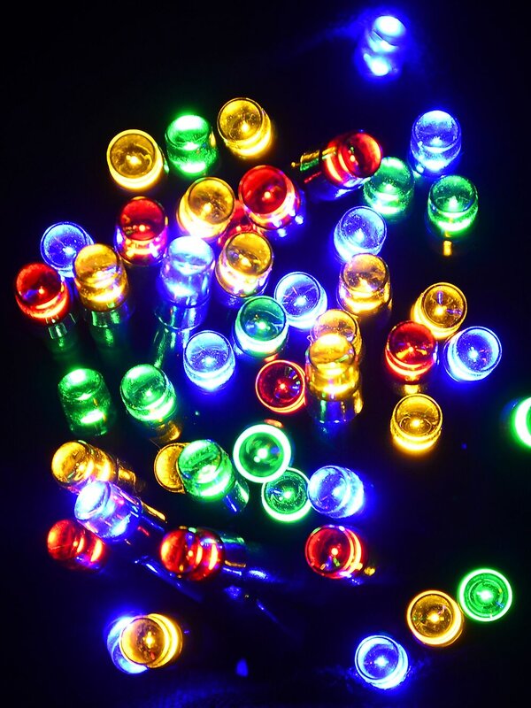 1000 Multicolour Smart LED Lights String With Bluetooth Connection - 54m