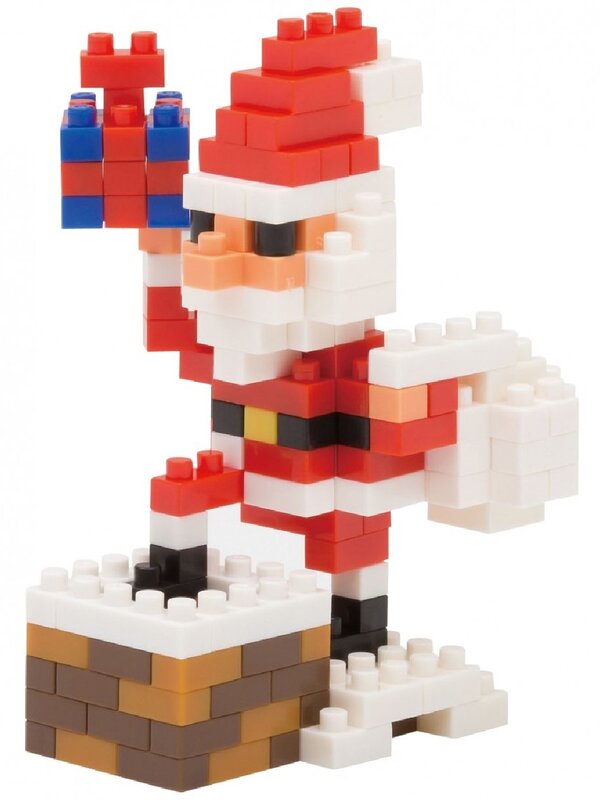 160 Piece Nanoblocks Santa Claus On The Chimney NBC_127