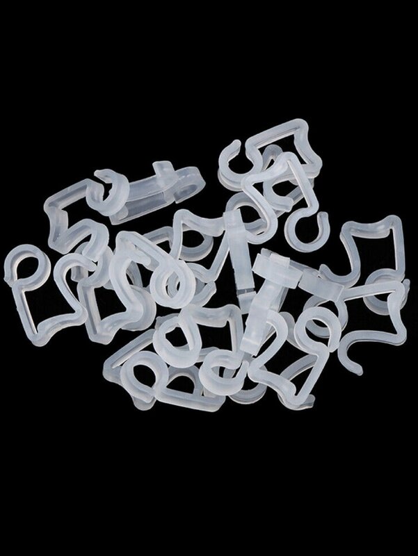 200x UV Stabilised Outdoor Gutter Hooks | Bulk Icicle & Fairy Light Multi Clips
