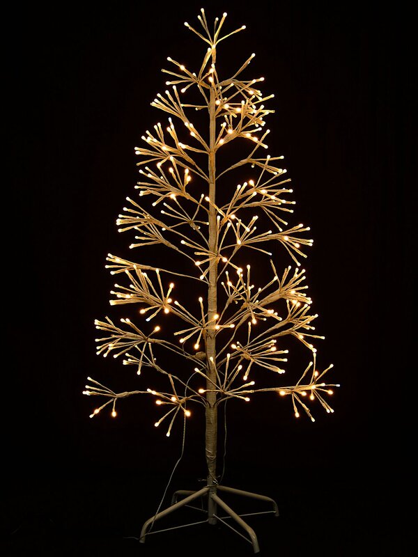 1.2m Nordic Glaze 3D Outdoor Birch Tree | 368 Warm & Cool White LEDs