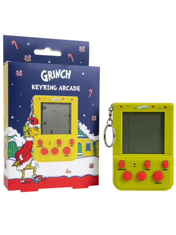 Official Dr. Seuss The Grinch Keyring Arcade Game | Portable Handheld Console