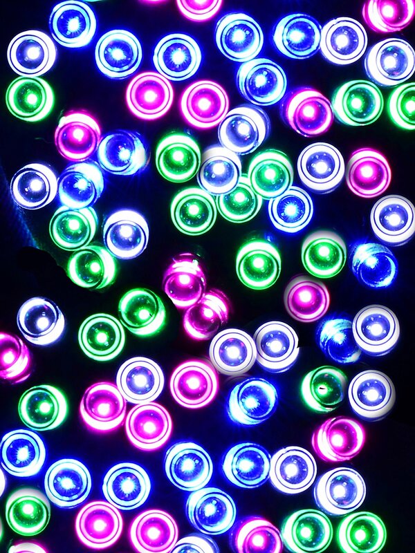500 Multi Pastel Colour LED String Fairy Lights 8 Function With Timer | 25m