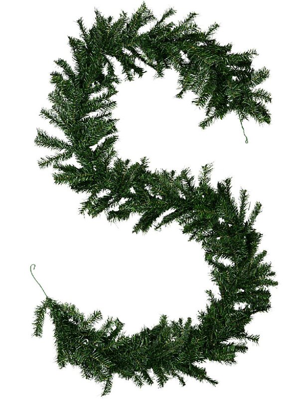 2.7m Canadian Pine Christmas Garland | 240 Tips