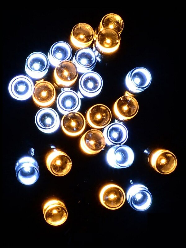 300 Warm & Cool White LED 15m String Fairy Light