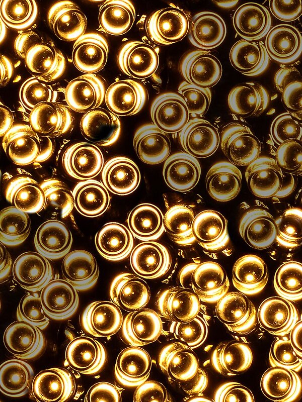 300 Warm White LED String Fairy Lights 8 Function With Timer | 15m
