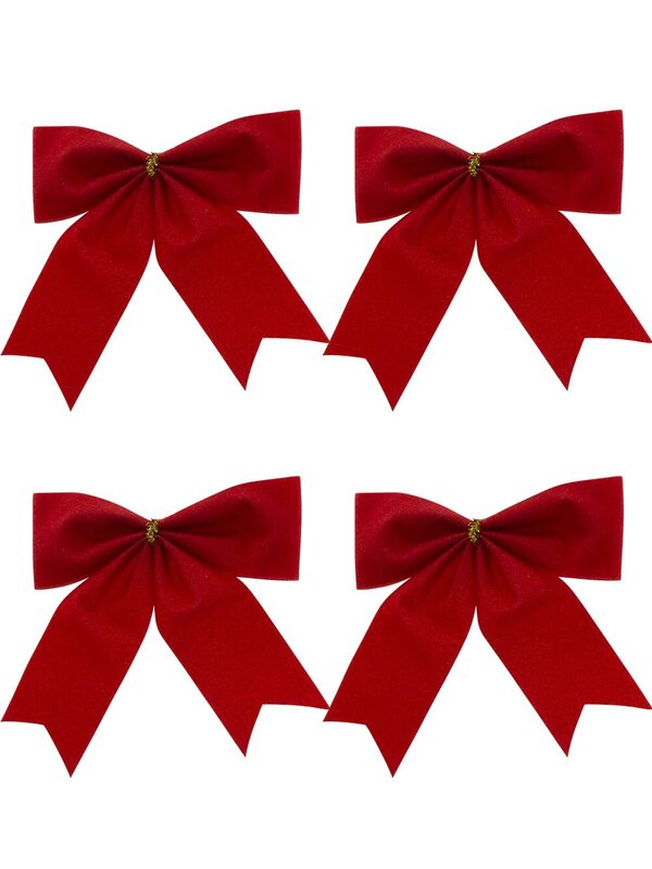8x Red Velvet Timeless Essential Bows | 80mm