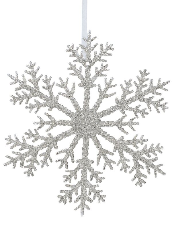 Champagne Shimmer Monumental Snowflake Whimsical Ornament | 31cm