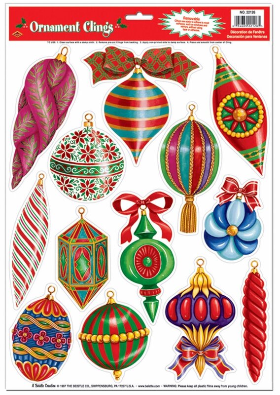 Christmas Ornaments Glass Magnet - 43cm