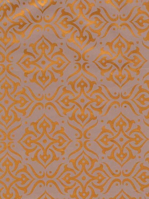 Gold Pattern Christmas Wrapping Paper - 50m