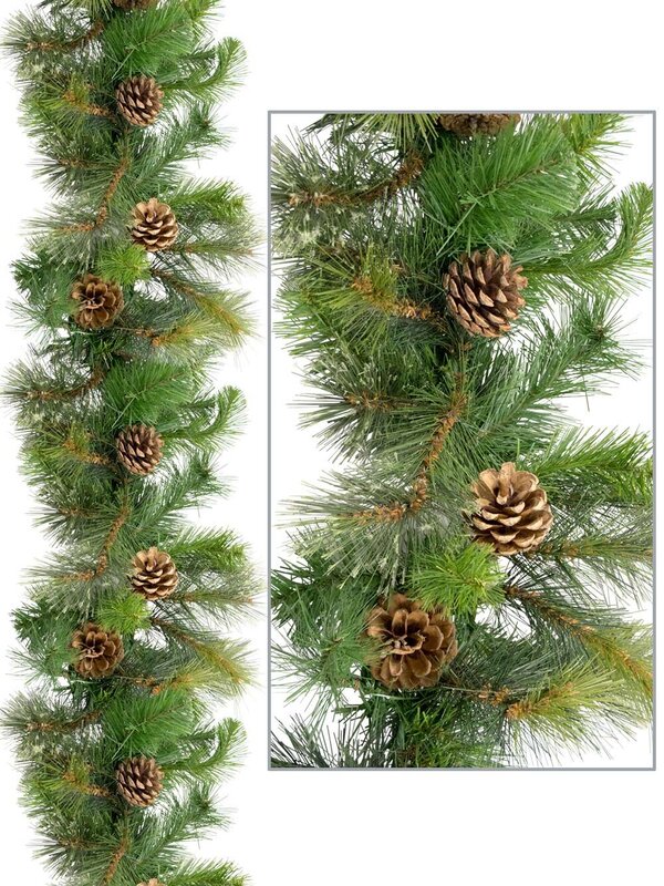 Hard Needle Mixed Fir Garland - 1.8m