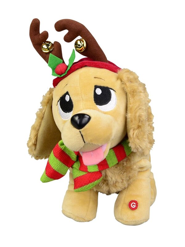 Jingle Bells Puppy Musical Animation - 20cm