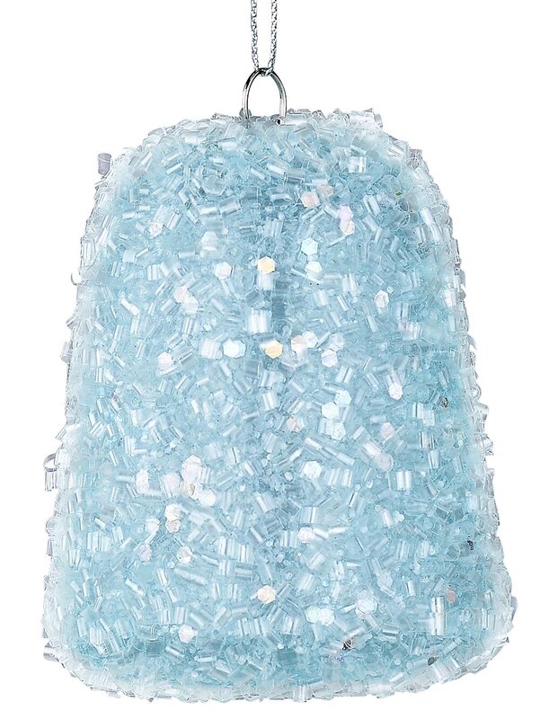 Pastel Blue Sugar Gummy Shaped Whimsical Ornament | 80mm