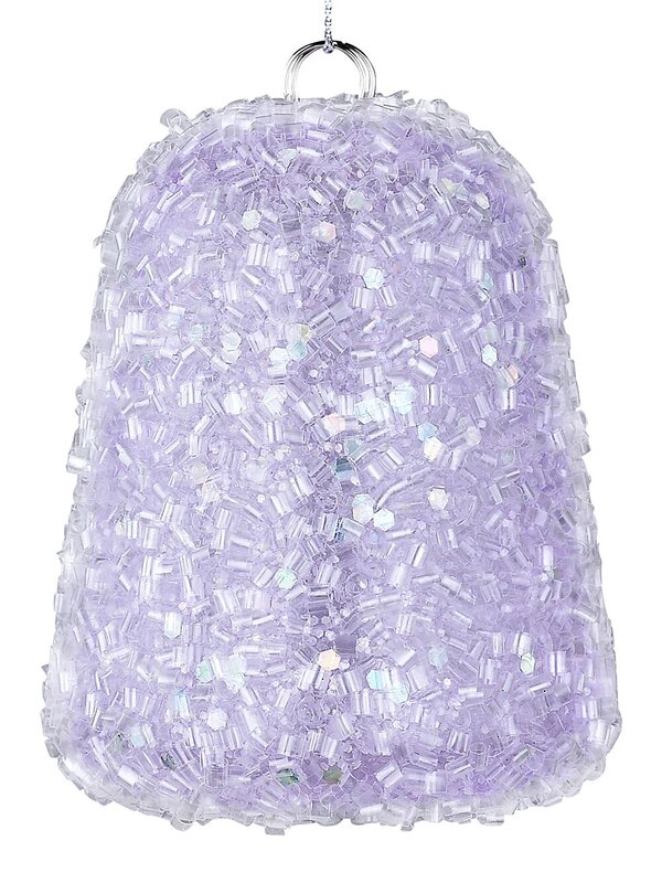 Pastel Purple Sugar Gummy Shaped Whimsical Essential Ornament | 80mm