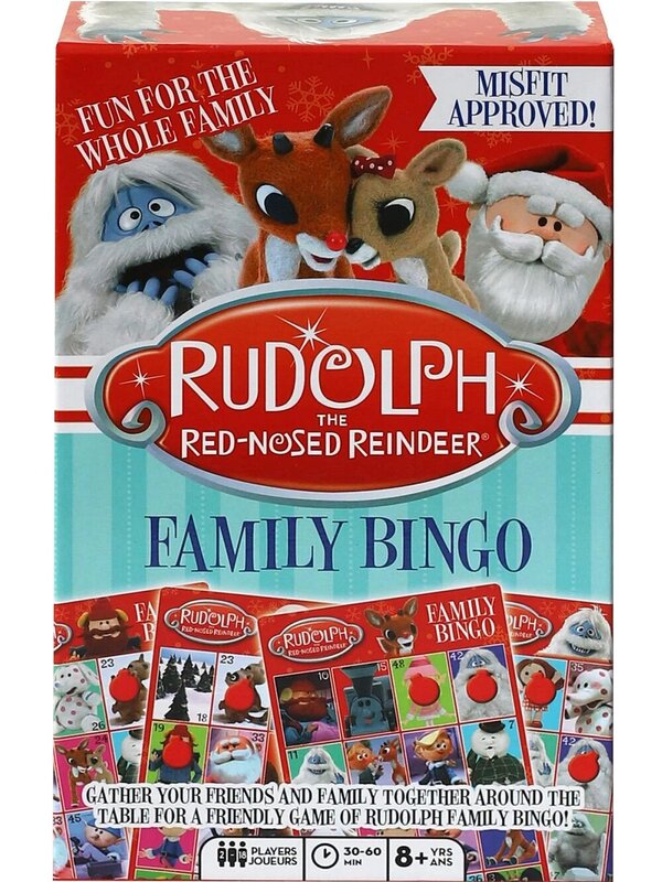 Rudolph The Red Nosed Reindeer Family Bingo Christmas Game - 2 to 18 Players